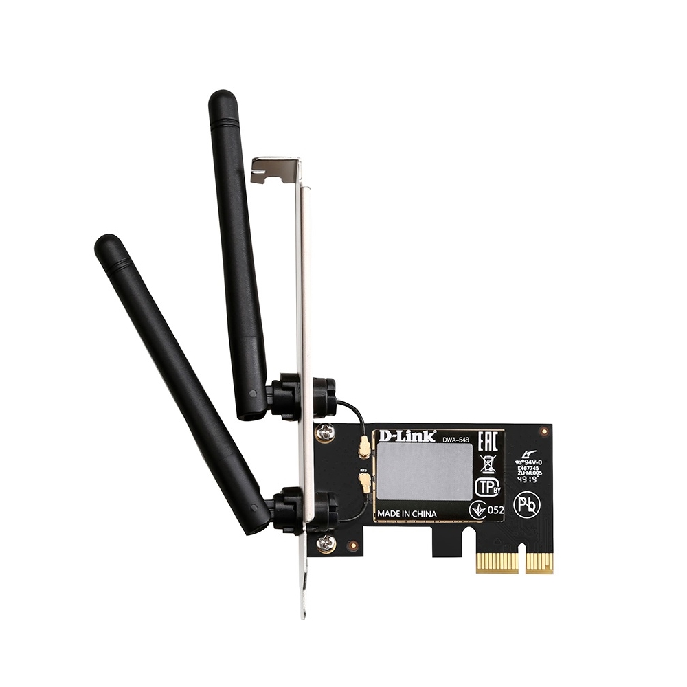 Wifi ადაპტერი D-Link DWA-548/10/C1A, 2.4GHz, Network Adapter, Black
