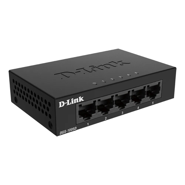 სვიჩი D-Link DGS-1005D/J2A, 5-Port, Switch, Black