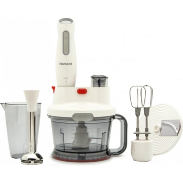 ხელის ბლენდერი Homend 2804H,1000W, 800ML, Blender, White