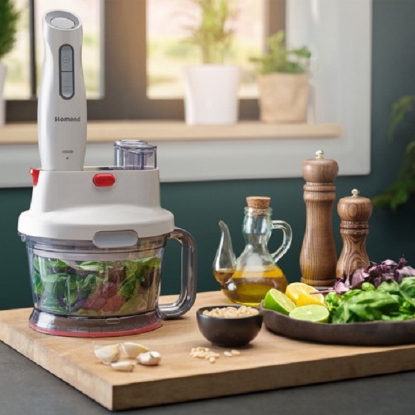 ხელის ბლენდერი Homend 2804H,1000W, 800ML, Blender, White