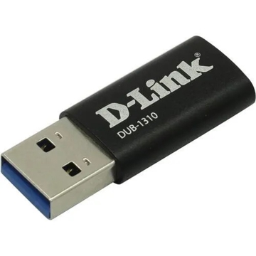 D-Link DUB-1310/B1A, USB3.0 A to Type C Adapter, Black