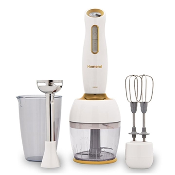 ხელის ბლენდერი Homend 1960H 1000W, 800ML, Blender, Cream Gold