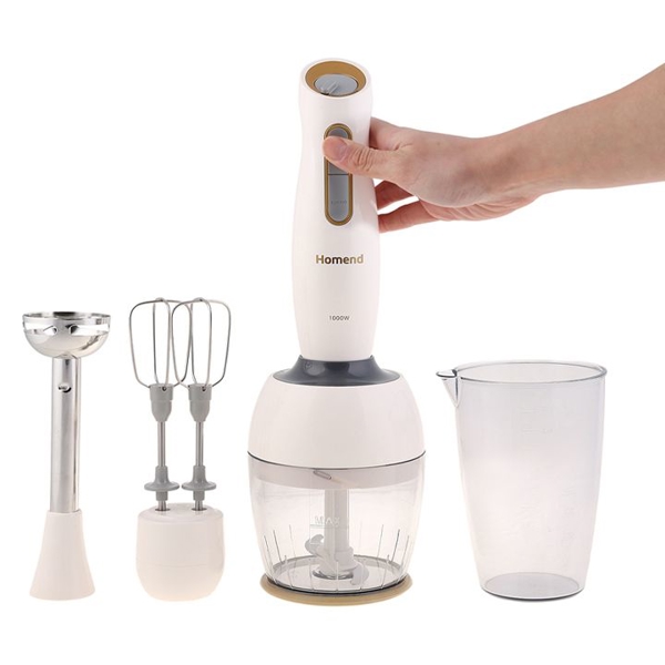 ხელის ბლენდერი Homend 1960H 1000W, 800ML, Blender, Cream Gold