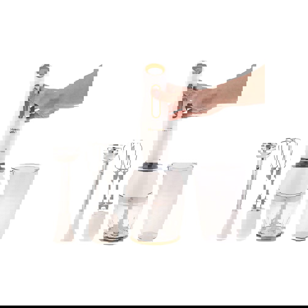 ხელის ბლენდერი Homend 1960H 1000W, 0.8L, Hand Blender, Cream Gold