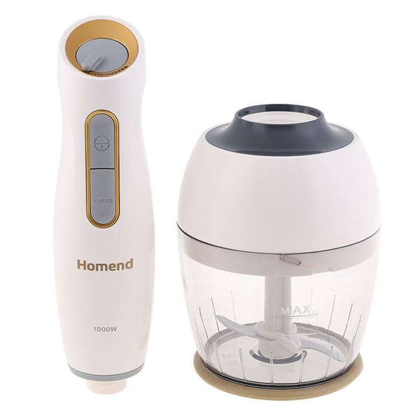 ხელის ბლენდერი Homend 1960H 1000W, 800ML, Blender, Cream Gold