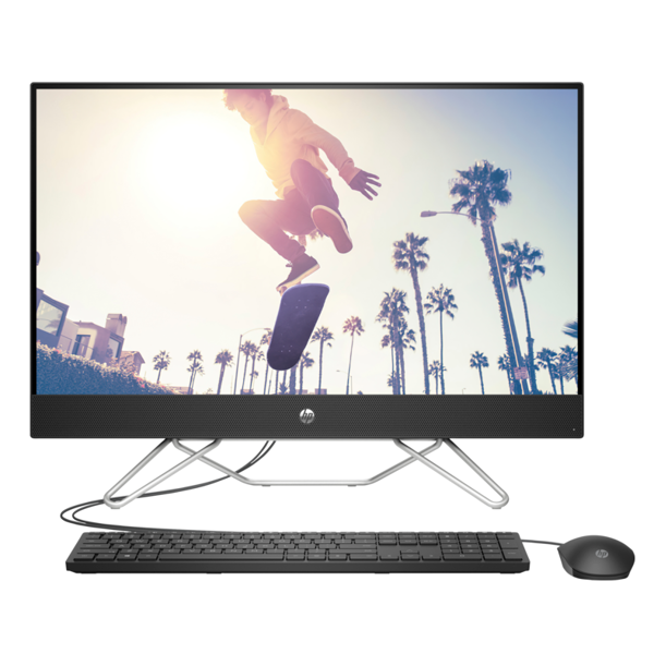 All In One კომპიუტერი HP 6C846EA, 27", Ryzen 5-5625U, 8GB, 512GB SSD, Integrated, Black