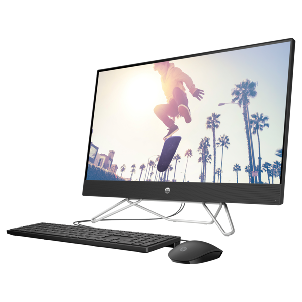 All In One კომპიუტერი HP 6C846EA, 27", Ryzen 5-5625U, 8GB, 512GB SSD, Integrated, Black