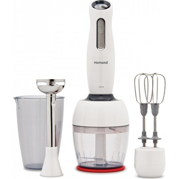 ხელის ბლენდერი Homend 1904H 1000W, 800ML, Blender,  White