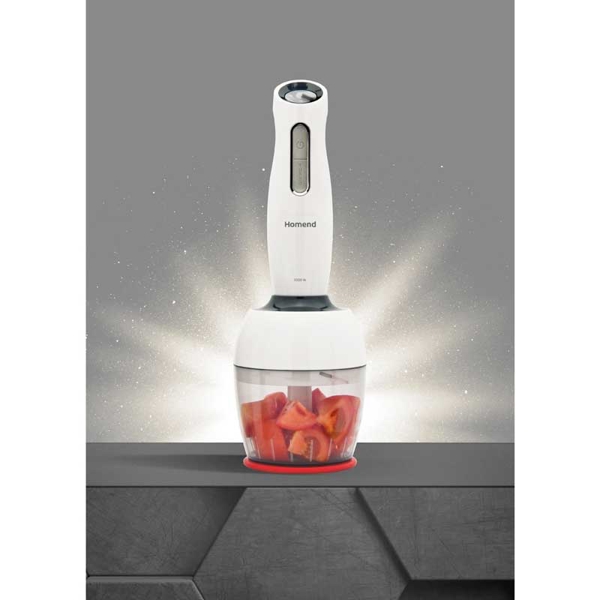 ხელის ბლენდერი Homend 1904H 1000W, 800ML, Blender,  White