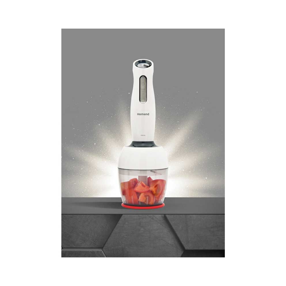 ხელის ბლენდერი Homend 1904H 1000W, 0.8L, Blender,  White