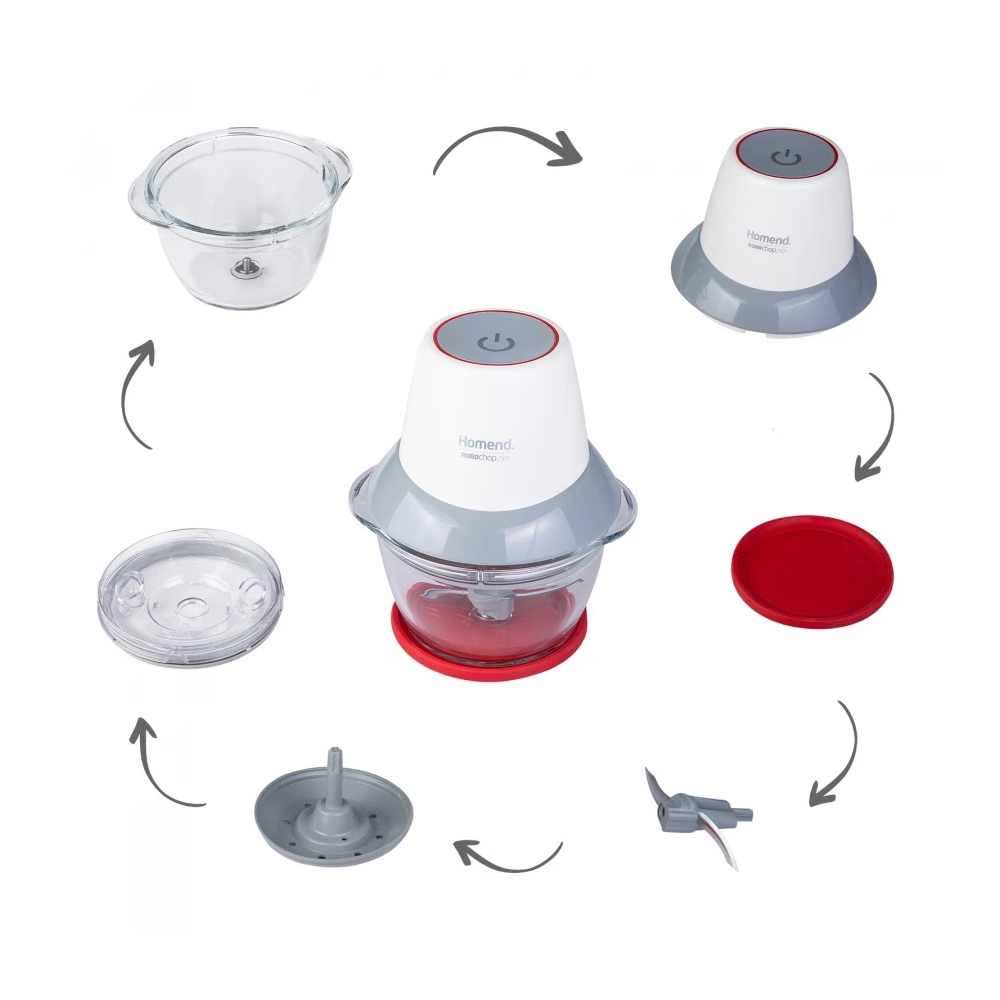 ჩოპერი Homend 2101H 550W, 900L, Chopper, Cream