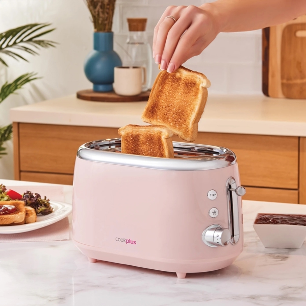 ტოსტერი Karaca Cookplus crusty, 700W, Pink