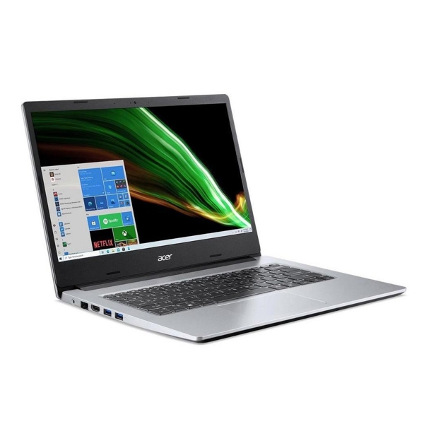 ნოუთბუქი Acer NX.A7VER.00F Aspire 1, 14", Celeron N4500, 8GB, 128GB SSD, Integrated, Silver