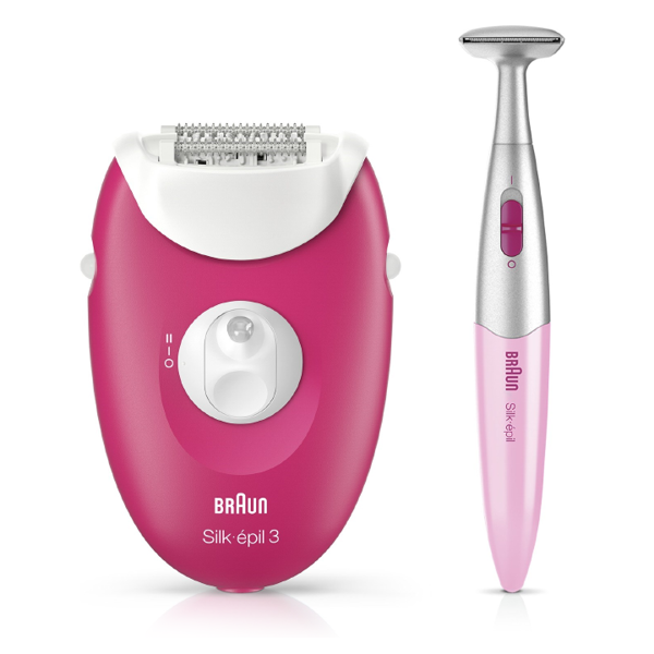 ეპილატორი Braun Legepil SE 3420 RBY, Wet and Dry Epilator, Pink