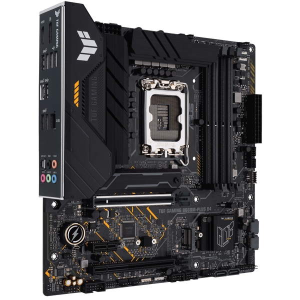 დედა დაფა Asus TUF B660M-PLUS D4, LGA 1700, DDR4, 128GB