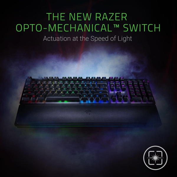 კლავაიტურა Razer RZ03-01871000-R3M1 Huntsman Elite, Wired, RGB, USB, Gaming Keyboard, Black