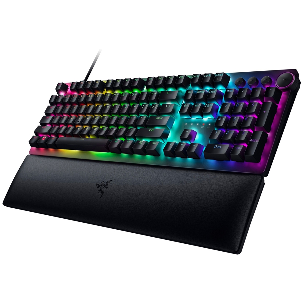 კლავიატურა Razer RZ03-03930700-R3R1 Huntsman V2, Wired, RGB, USB, Gaming Keyboard, Black