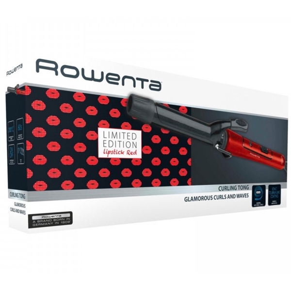 თმის სახვევი Rowenta CF3316F0, Hair Curling Iron, Black/Red