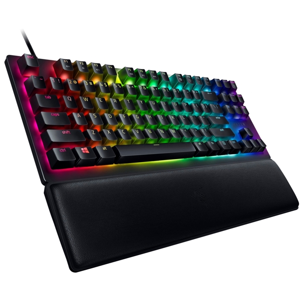 კლავიატურა Razer RZ03-03941400-R3R1 Huntsman V2 Tenkeyless, Purple Switch, Wired, USB, RGB, Gaming Keyboard, Black