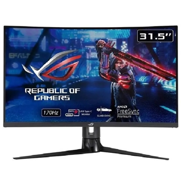 მონიტორი Asus 90LM03S0-B04170 ROG STRIX XG32VC, 31.5", Curved Gaming Monitor, QHD, LED, VA, HDMI, Black