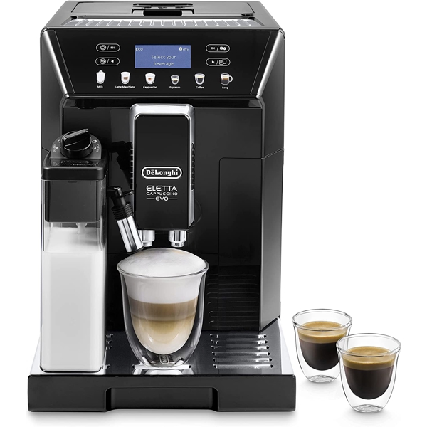 DeLonghi ECAM46.860.B, 1450W, 2L, Coffee Machine, Black