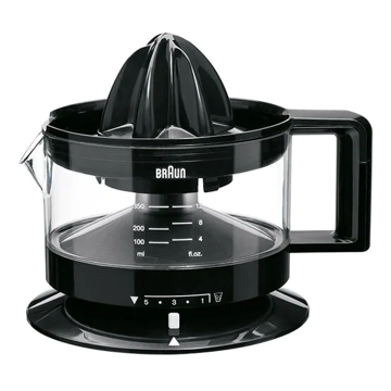  ციტრუსის წვენსაწური Braun CJ3000BK, 20W, 350ml, Juicer, Black