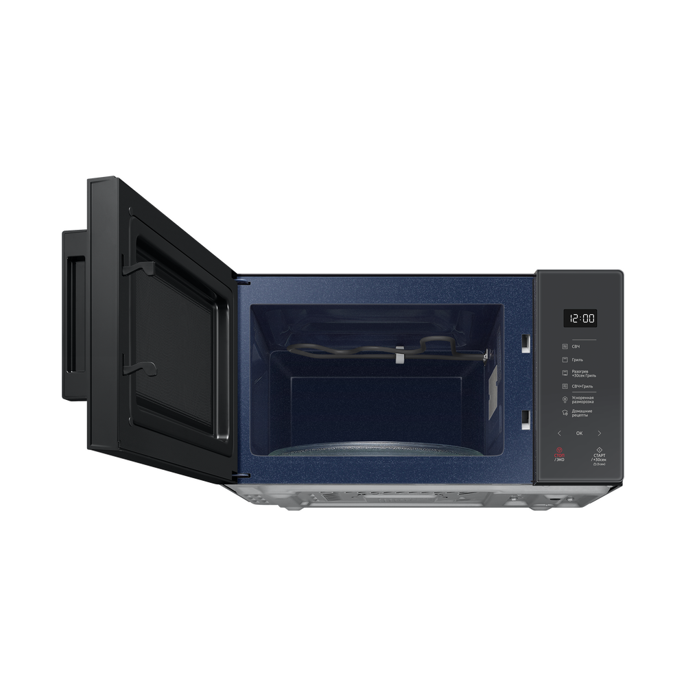 მიკროტალღური ღუმელი Samsung MG23T5018AC/BW, 2300W, 23L, Microwave Oven, Gray