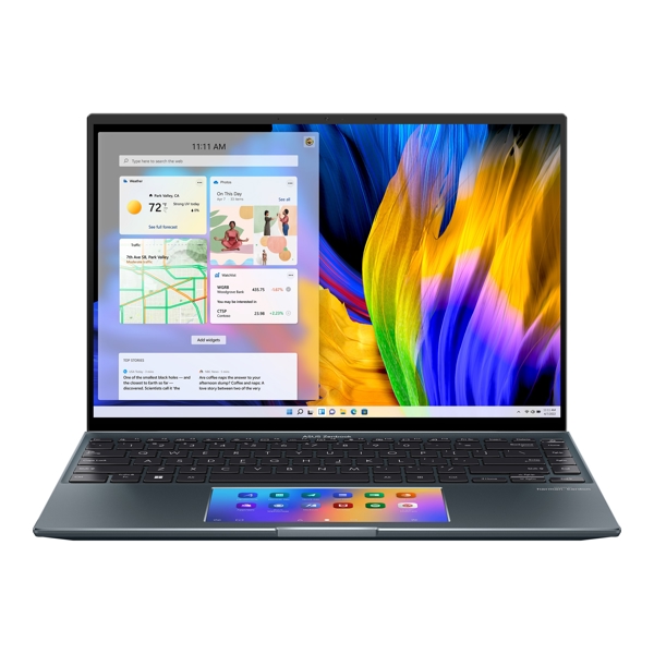 ნოუთბუქი Asus RX5400EG-L7282W Zenbook, 14", i7-1165G7, 16GB, 1TB SSD, GeForce MX450 2GB, W11 , Grey