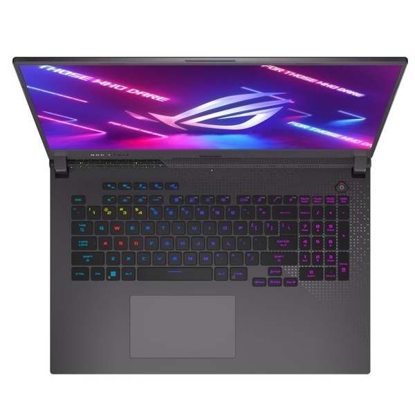 ნოუთბუქი Asus G713RC-HX048 Rog Strix G17, 17.3", Ryzen 7 6800H, 16GB, 1TB SSD,  GeForce RTX 3050 4GB, Grey