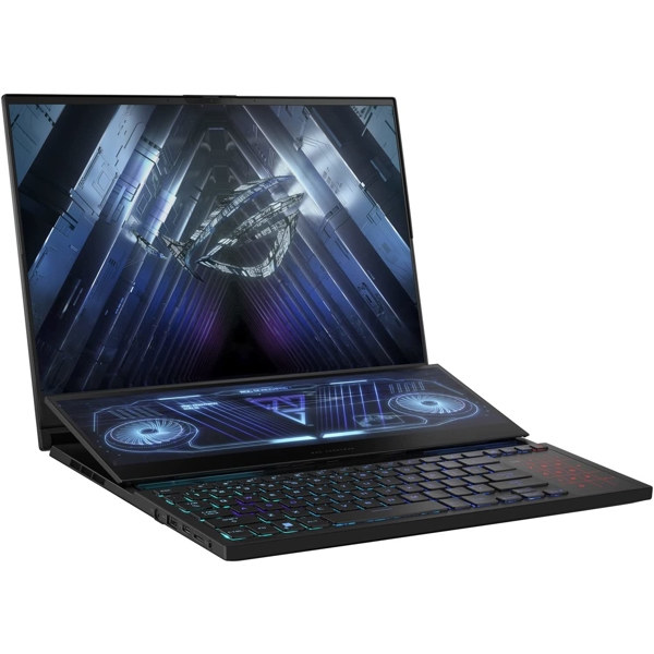 ნოუთბუქი Asus GX650RW-LO120W Rog Zephyrus Duo, 16", Ryzen 9 6900HX, 32GB, 1TB SSD, RTX 3070TI 8GB, W11, Black