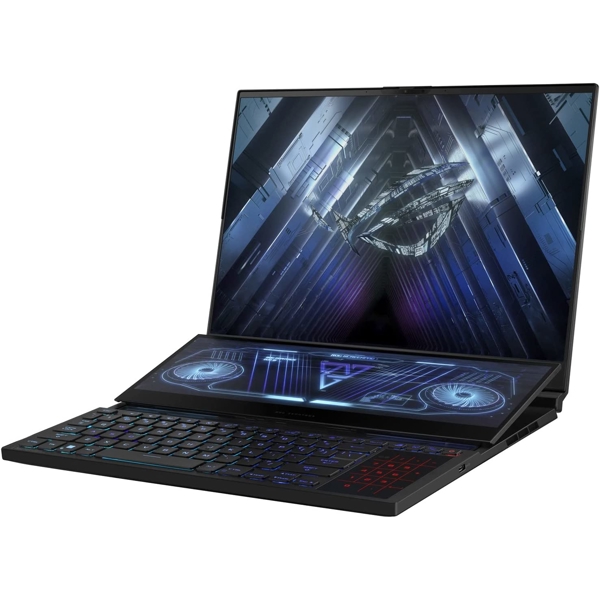 ნოუთბუქი Asus GX650RW-LO120W Rog Zephyrus Duo, 16", Ryzen 9 6900HX, 32GB, 1TB SSD, RTX 3070TI 8GB, W11, Black