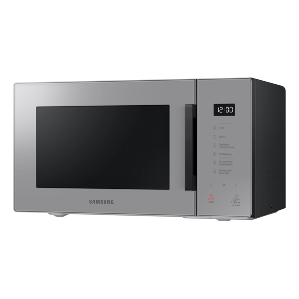 მიკროტალღური ღუმელი Samsung MG23T5018AG/BW, 2300W, 23L, Microwave Oven, Gray