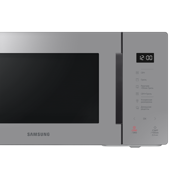 მიკროტალღური ღუმელი Samsung MG23T5018AG/BW, 2300W, 23L, Microwave Oven, Gray