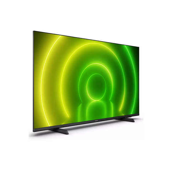 ტელევიზორი Philips 43PUT7406/56 43", 4K UHD, Android TV, HDMI, USB, RF, Wifi, BT, Black