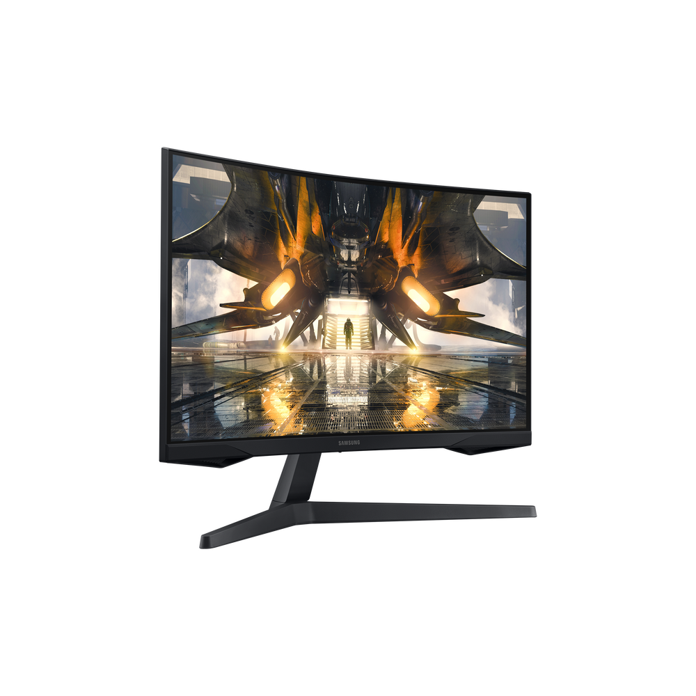მონიტორი Samsung LS27AG550EIXCI 27", Curved Gaming Odyssey G5, VA, HDMI, DP, 3.5 jack, Black