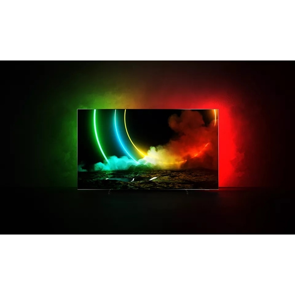 ტელევიზორი Philips 65OLED706/12, 65", 4K UHD, Smart TV, Android, HDMI, USB, RJ-45, Wifi, BT, Metal