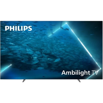 ტელევიზორი Philips 55OLED707/12, 55", 4K UHD, Smart TV, Android, HDMI, USB, CI, RJ-45, Wifi, BT, Metal