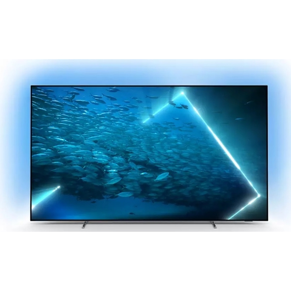 ტელევიზორი Philips 55OLED707/12, 55", 4K UHD, Smart TV, Android, HDMI, USB, CI, RJ-45, Wifi, BT, Metal