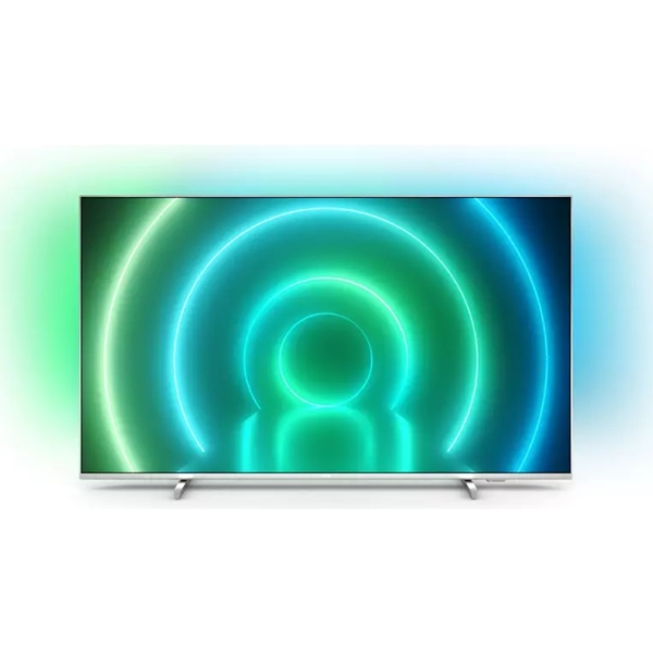 ტელევიზორი Philips 65PUS7956/12, 65", 4K UHD, Smart TV, Android, HDMI, USB, Wifi, BT, Light Silver