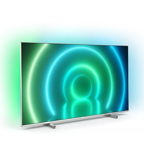 ტელევიზორი Philips 65PUS7956/12, 65", 4K UHD, Smart TV, Android, HDMI, USB, Wifi, BT, Light Silver