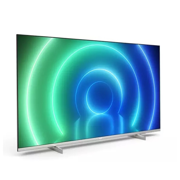 ტელევიზორი Philips 65PUS7556/12, 65", 4K UHD, Smart TV, HDMI, USB, Wifi, Light Silver