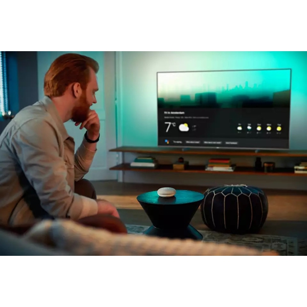 ტელევიზორი Philips 43PUS7906/12, 43", 4K UHD, Smart TV, Android, HDMI, USB, CI, RJ-45, Wifi, BT, Black