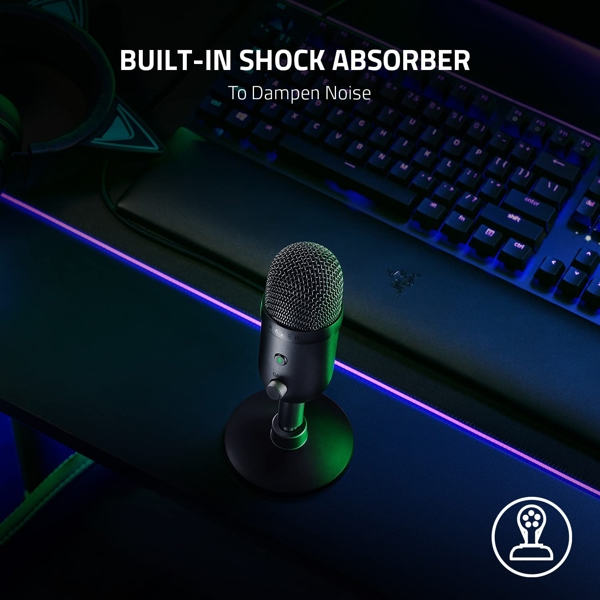 მიკროფონი Razer RZ19-04050100-R3M1 Seiren V2 X, Quartz Broadcast Microphone, USB, Black