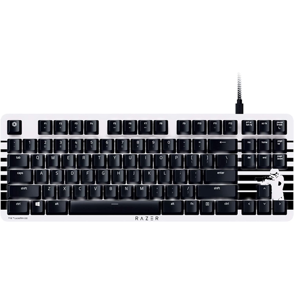 კლავიატურა Razer RZ03-02640800-R3M1 BlackWidow, Gaming Keyboard, USB, Black/White