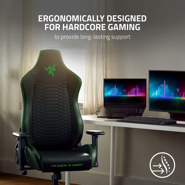 გეიმერული სავარძელი Razer RZ38-03960100-R3G1 Iskur X, Gaming Chair, Black