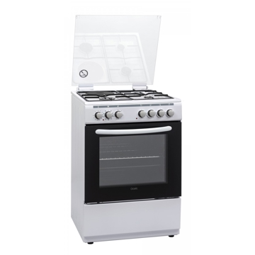 გაზქურა Graetz FS6GAS3EW, 3 Gas, Oven, White