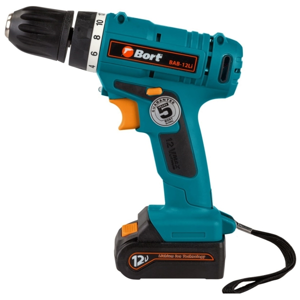 ბურღი Bort 91276049 BAB-12Li, 500W, 700Rpm, Blue