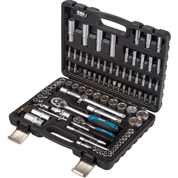 ხელსაწყოების ნაკრები Bort 91279897 BTK-94, 94Pcs Tool Set, Black