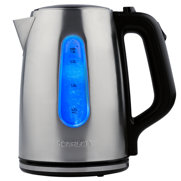 ელექტრო ჩაიდანი Scarlett SC-EK21S101, 2200W, 1.8L, Electric Kettle, Steel