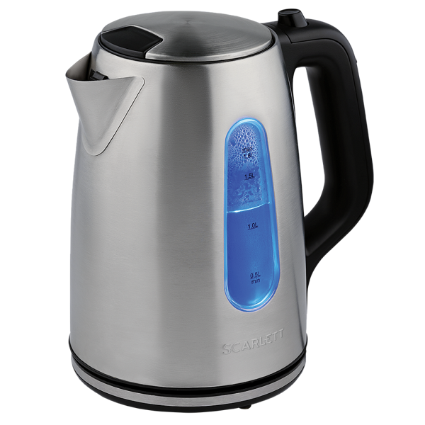 ელექტრო ჩაიდანი Scarlett SC-EK21S101, 2200W, 1.8L, Electric Kettle, Steel